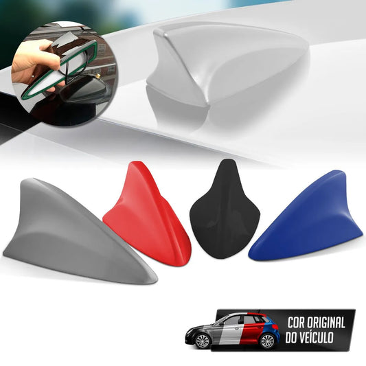 Antena Tubarão Shark Universal AM/FM - Estilo e Sinal Aprimorado