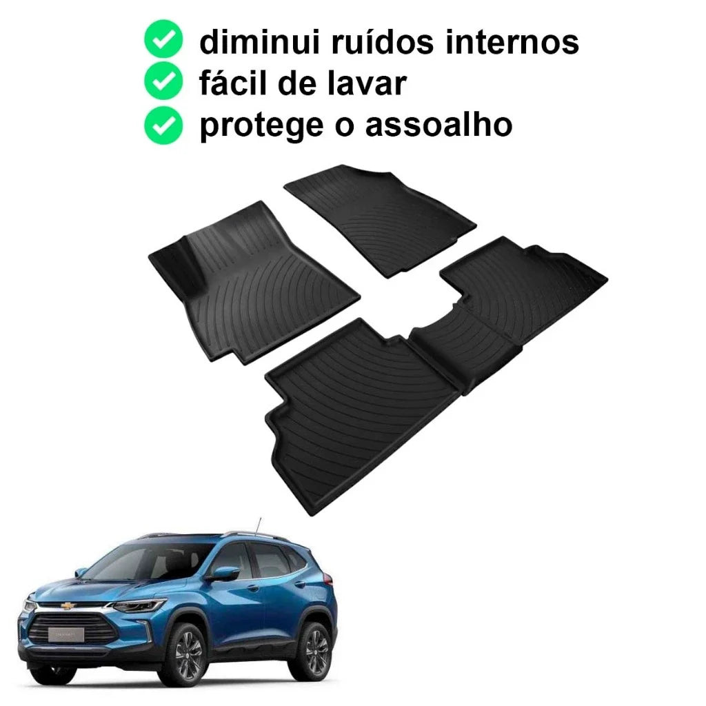 Tapete Bandeja Chevrolet Tracker  2019 A 2026 Sob Medida Jogo Completo
