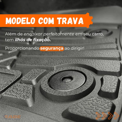 Tapete Bandeja 3D L200 Triton Sport 2019 a 2025 Linha Premium