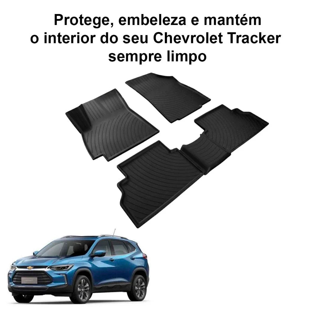 Tapete Bandeja Chevrolet Tracker  2019 A 2026 Sob Medida Jogo Completo
