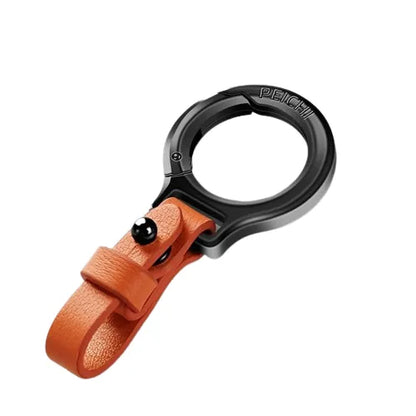Chaveiro de Couro Premium com Liga de Zinco – Durável, Elegante e Sofisticado