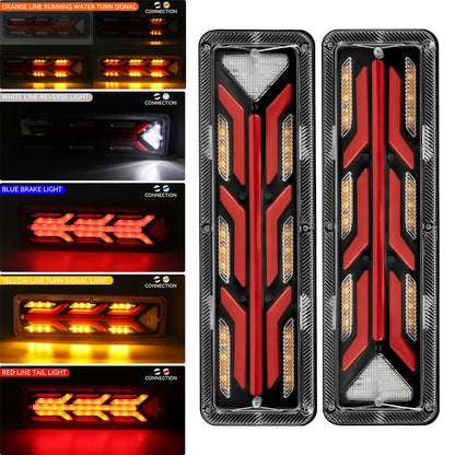 Lanternas Traseiras Full LED para Caminhões - Iluminação Potente e Durável