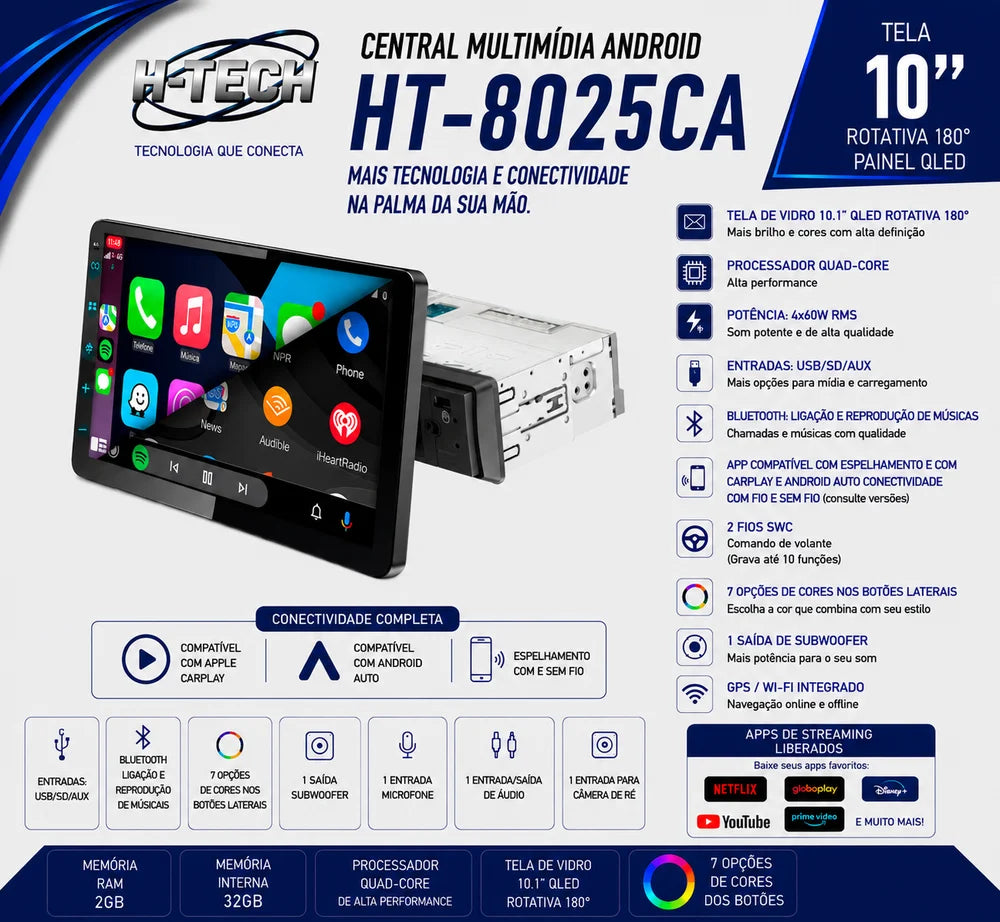 Multimídia HT-8025CA - 60% de Desconto