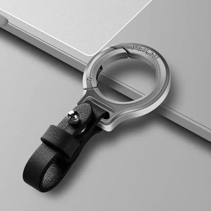 Chaveiro de Couro Premium com Liga de Zinco – Durável, Elegante e Sofisticado