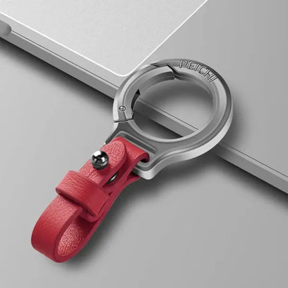 Chaveiro de Couro Premium com Liga de Zinco – Durável, Elegante e Sofisticado